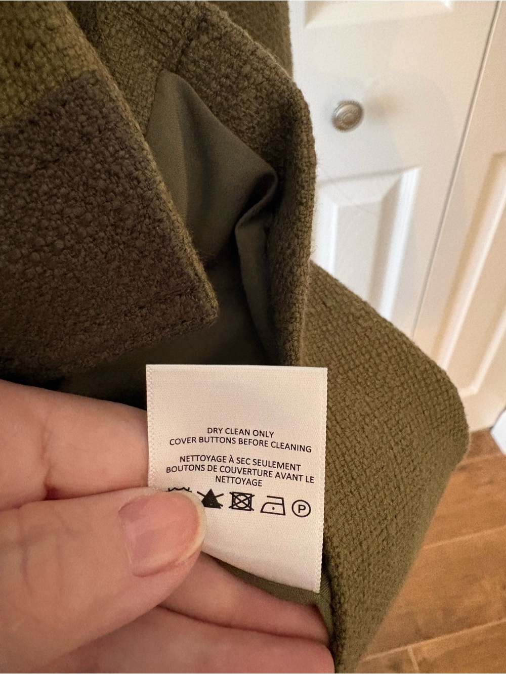 Veronica Beard Sonoma Jacket in Army and Loden Military Utility with Belt Size 8 - Picture 7 of 10